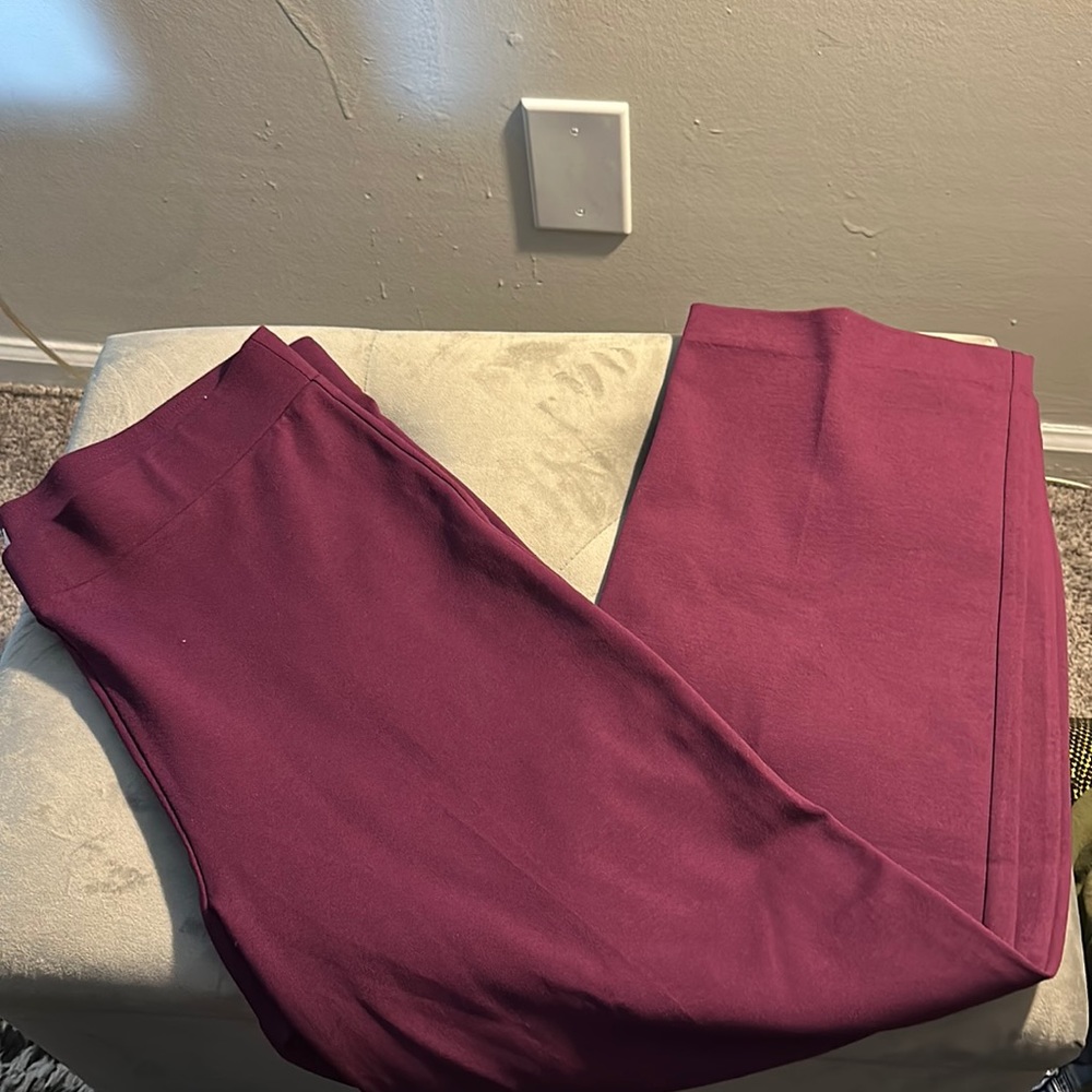 LOFT High Rise Straight Pants